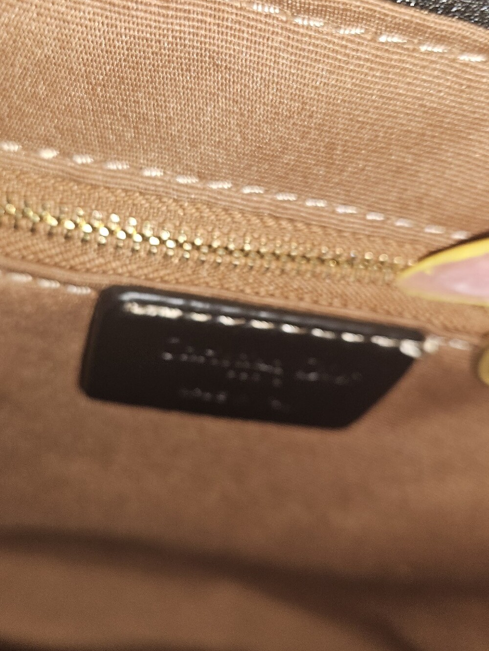 Accessorize Black & White Monogram Backpack - Picture 10 of 15